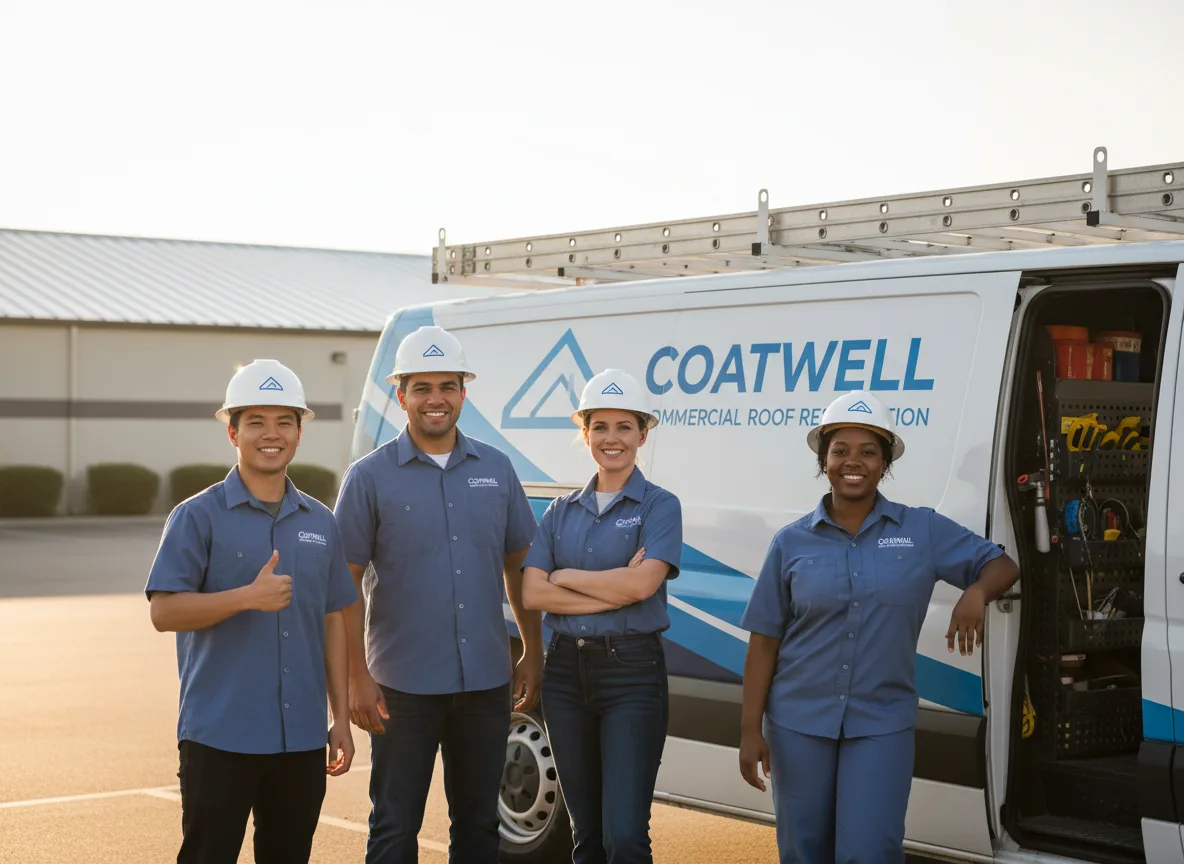 Commercial roof coating company in Brooker, FL